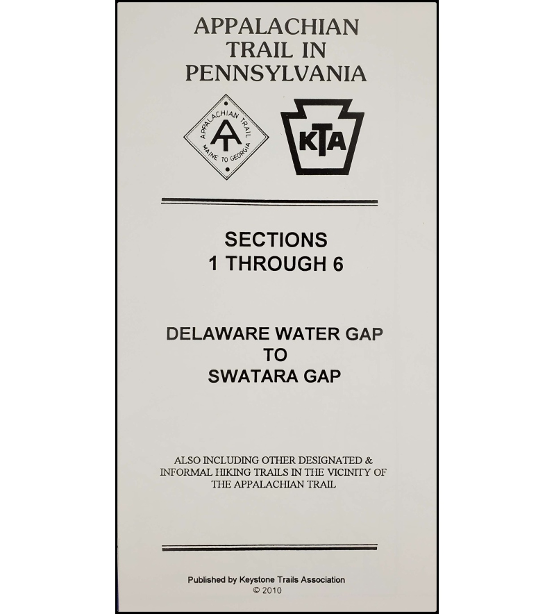 Appalachian Trail PA Sec 1-6 Map
