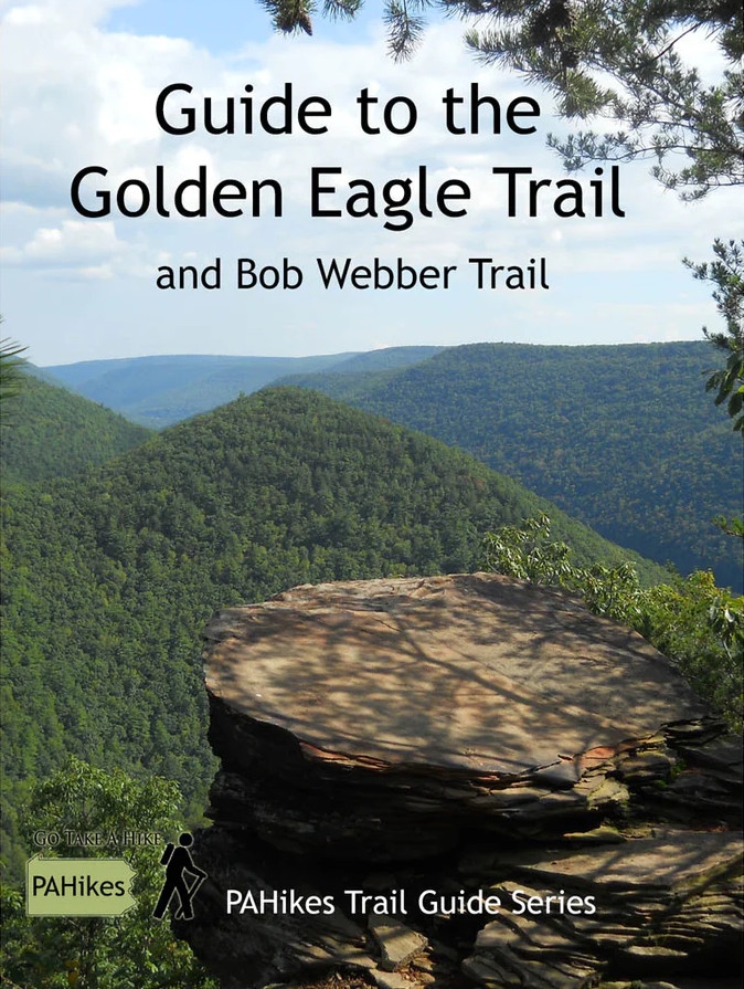 Product Description: This pocket size trail guide contains 28 pages of information and detailed directions on hiking the Golden Eagle Trail as well as the Bob Webber Trail. The trail guide also includes a map of both trails, printed on water proof paper. The maps shows hiking distance as well as points of interest along the trail. Map, 2-sided, full color, 8.5" x 11". Comes in waterproof container to help keep the trail guide as dry as possible on the trail.</br> Golden Eagle Trail Guide Book