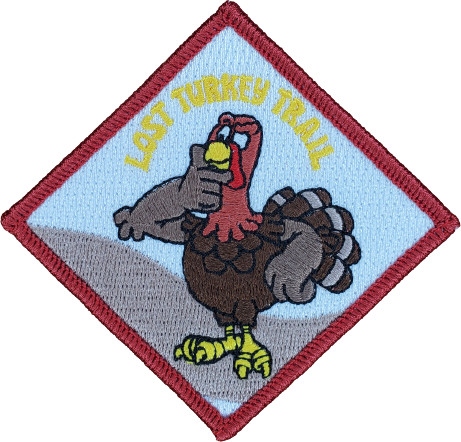 Product Description: Diamond, 3.5"; cloth; six colors.</br> Lost Turkey <br>Trail Patch