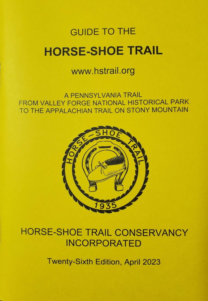 Product Description: A Pennsylvania trail from Valley Forge National Historical Park to the Appalachian Trail on Stony Mountain. 26th edition (2023); paperback.</br> Horse-Shoe Trail Guide Book